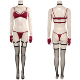 Scarlet Witch rot Bademode Sexy Hexe Scarlet Cosplay Outfits
